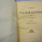 Suomen valtiokalenteri vuodelle 1922 (sid.) - pikkukuva 3