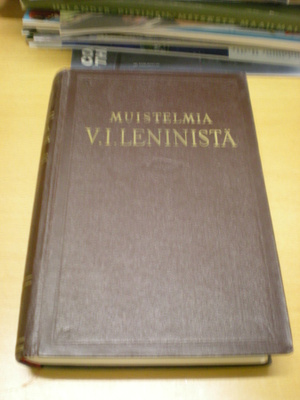 Muistelmia Vladimir Iljits Leninistä 1