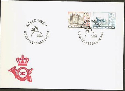 Tanska Mi 772-3 FDC