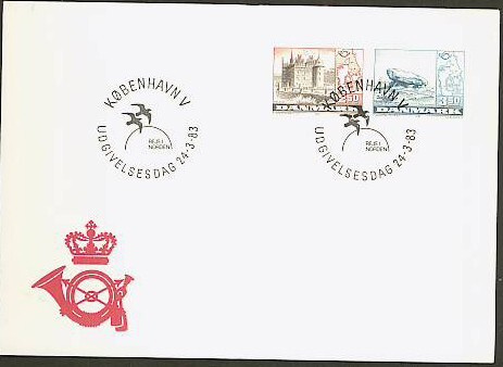 Tanska Mi 772-3 FDC