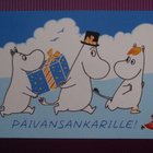 Muumit onnittelevat päivänsankaria tk plus kuori - pikkukuva 1