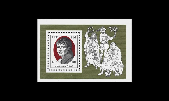 DDR 2267BL51 ** Heinrich von Kleist (1977)