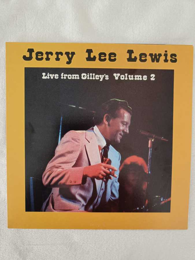 JERRY LEE LEWIS - LIVE FROM GILLEY'S VOLUME 2 LP