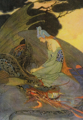 Elenore Abbott: kuvitusta Grimmin satuun