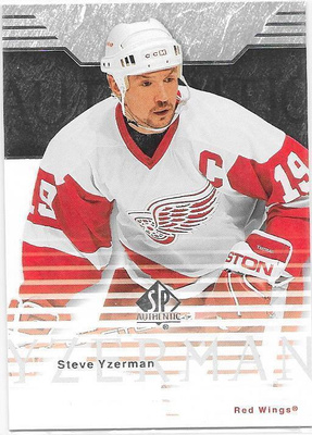 2003-04 SP Authentic #31 Steve Yzerman Detroit Red Wings