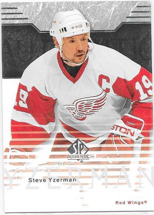 2003-04 SP Authentic #31 Steve Yzerman Detroit Red Wings