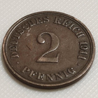 Saksa 2 Pfennig 1911A - pikkukuva 3