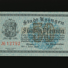 Saksa Notgeld 50 Pfennig, Usingen 1.9.1918 - pikkukuva 1