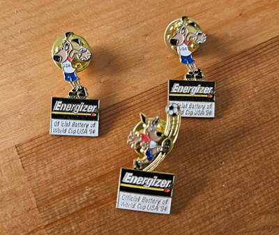 Energizer-pinssejä, Jalkapallon MM 1994 - 3 kpl