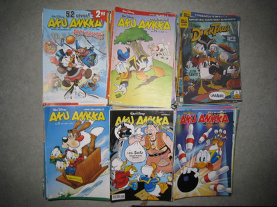 250 kpl Aku Ankka -sarjakuvalehtiä (2007-2020)