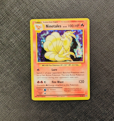 Ninetales 15/108 XY Evolutions Holo Rare