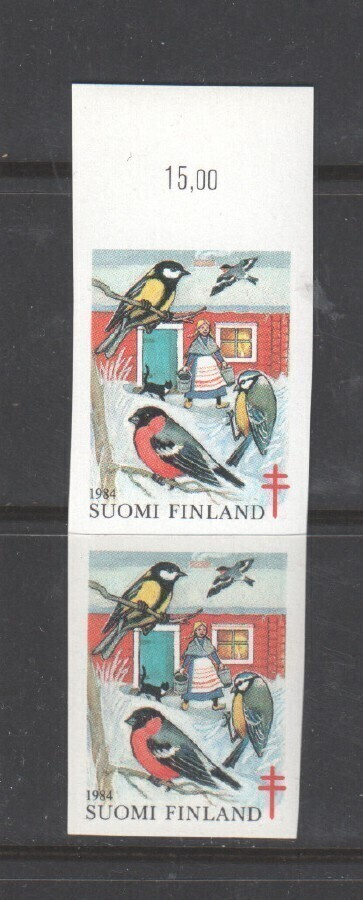 Tub joulumerkki 1984  hammastamaton pari (2)