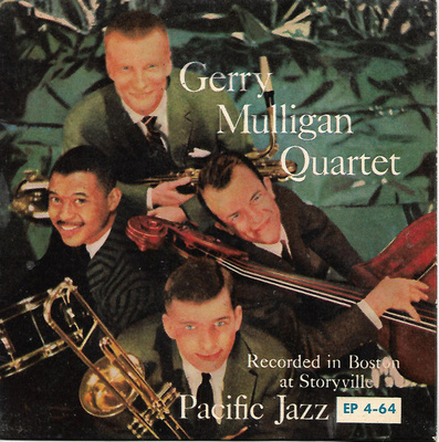 7” SINGLE EP The Gerry Mulligan Quartet In Boston, Vol. 3