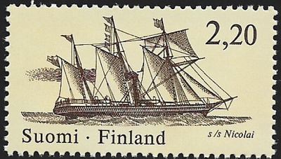 1986 FINLANDIA 88 s/s Nicolai 2,20 mk ** LaPe 997