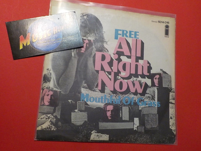 FREE - ALL RIGHT NOW M-/EX- 7'' SINGLE