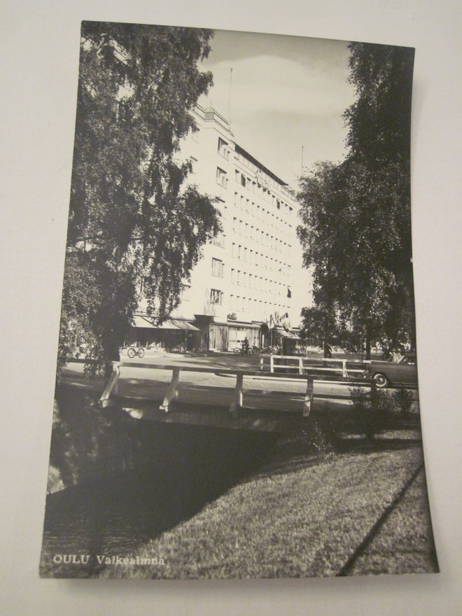 VANHA Postikortti Oulu 1950-l Alkup.Mallikappale