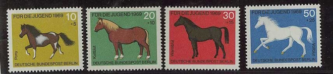 Berlin Mi 326-9 +