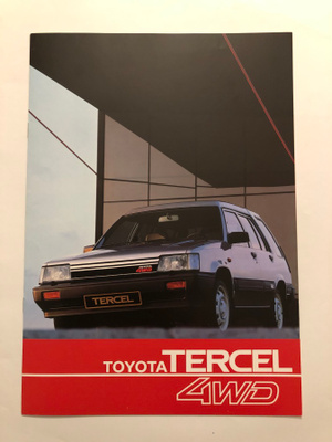 Myyntiesite - Toyota Tercel 4WD - 11/1982