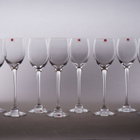1037. 8kpl Iittala 'Aurora' valkoviinilasi, Heikki Orvola. - pikkukuva 2