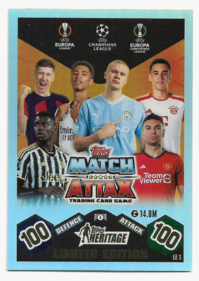 2023-24 Topps Match Attax Limited Edition Erling Haaland