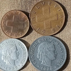 Sveitsi Helvetica kolikot - 1, 2 , 10 , 20. Hyväkuntoiset. - pikkukuva 4