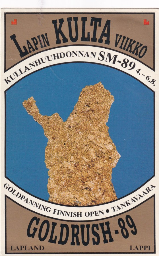 Tankavaara  , Goldrush - 89, Lapin Kultaviikko       b422