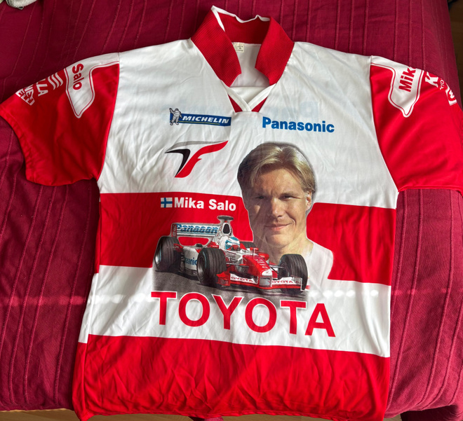 Mika Salo Toyota formula t-paita