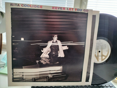 RITA COOLIDGE, Never let you go, LP HOL -83 UPEA KUNTO !!