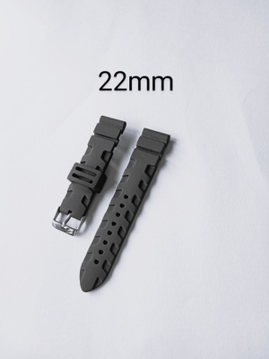 Miesten kelloon Hiha 22mm  musta