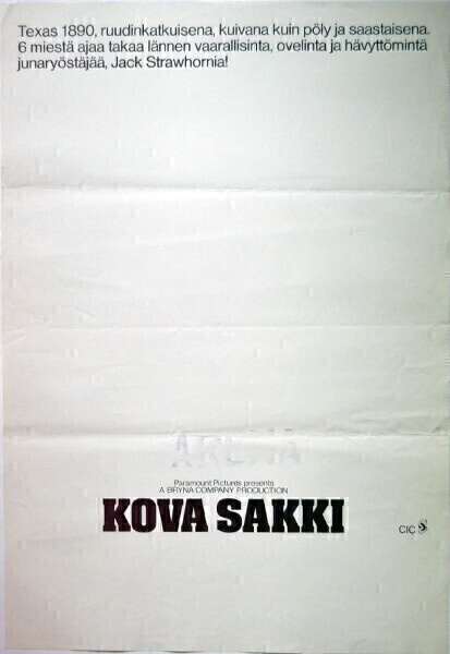 Elokuvajuliste: Kova sakki