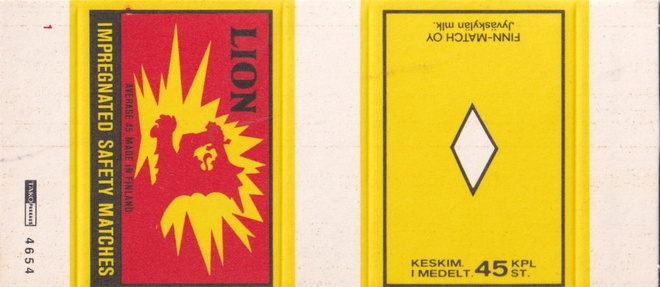 LION, Made in Finland . Aski, aihio  .    b436