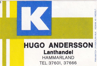 Hammarland, Hugo Andersson  2/16