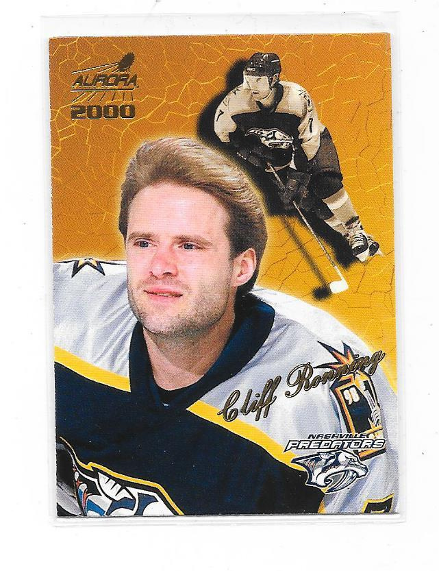 1999-00 Aurora #81 Cliff Ronning Nashville Predators