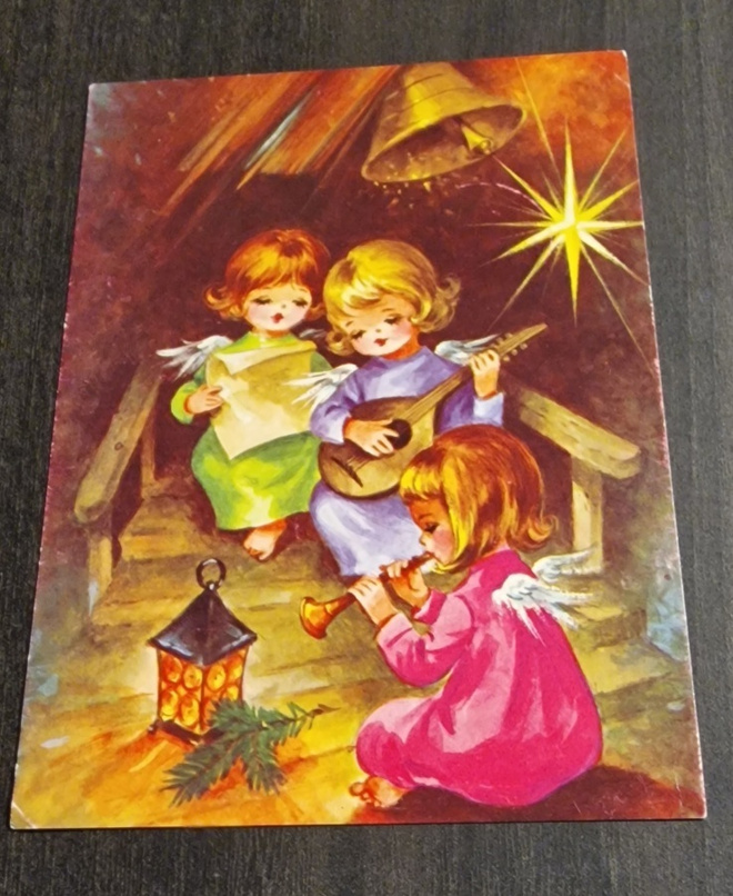 Joulukortti, kulkenut joulukortti/ postikortti