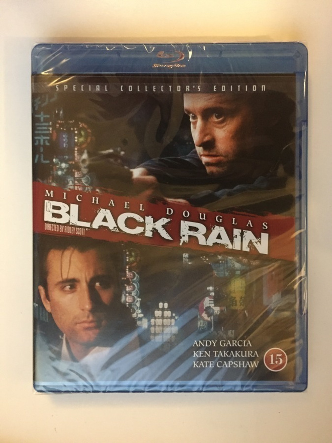 Ridley Scott: MUSTA SADE (1989 Michael Douglas (Blu-ray UUSI