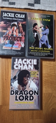 Jackie Chan - 3 vhs leffaa