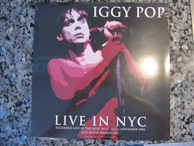 Iggy Pop Best of Live In NYC 1986 LP