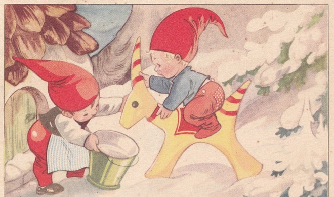Tontut ulkona , Lucie Lundberg    b596