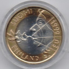1999 10 markkaa proof Puhetta Pohjolasta Kulta/hopea - pikkukuva 1