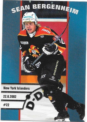 2003-04 CardSet D-Day #1of16 Sean Bergenheim Jokerit