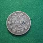 2 markkaa 1866 - hopeaa - pikkukuva 1