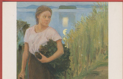 Akseli Gallen-Kallela Saunatyttö