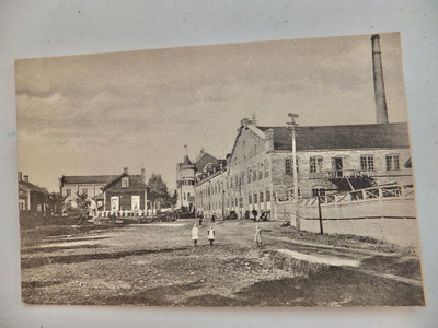VANHA Postikortti Karhula Kotka 1920-l