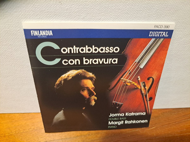 Jorma Katrama & Margit Rahkonen:Contrabasso con bravura CD