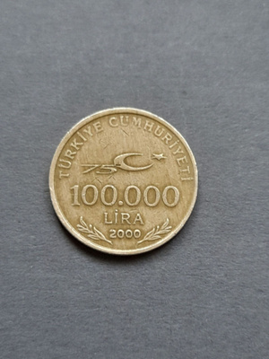 Turkki 100.000 Lira 2000