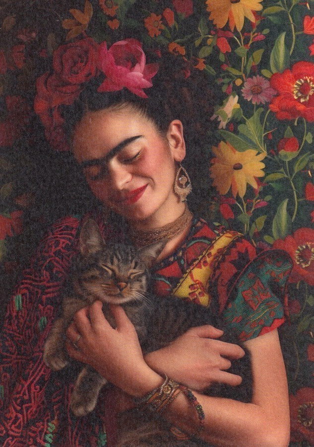 Frida Kahlo ja kissa