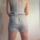 Twist&Tango harmaa/valkoinen kuviollinen shortsihaalari 36 - pikkukuva 5