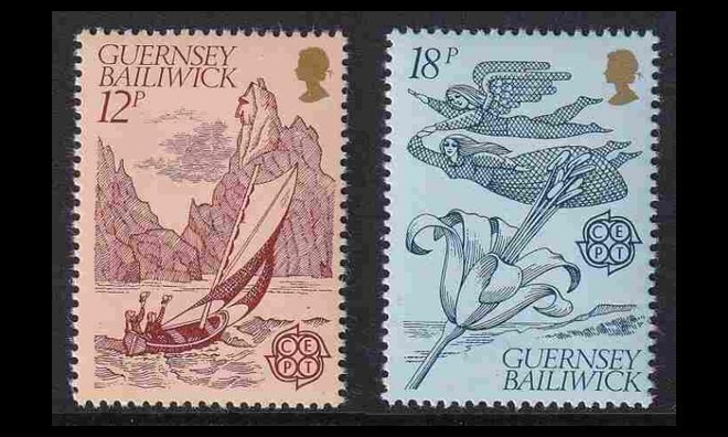 Guernsey 223-4 ** Europa kansanperinteet (1981)
