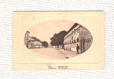 Pori, Nikolainkatu, kulkenut 1913.