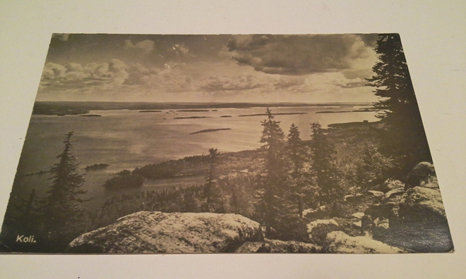 Lieksa - Koli. Mv kortti kulkenut 1946